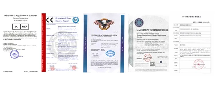 New Daily Adjustable OA Knee Brace Certificate